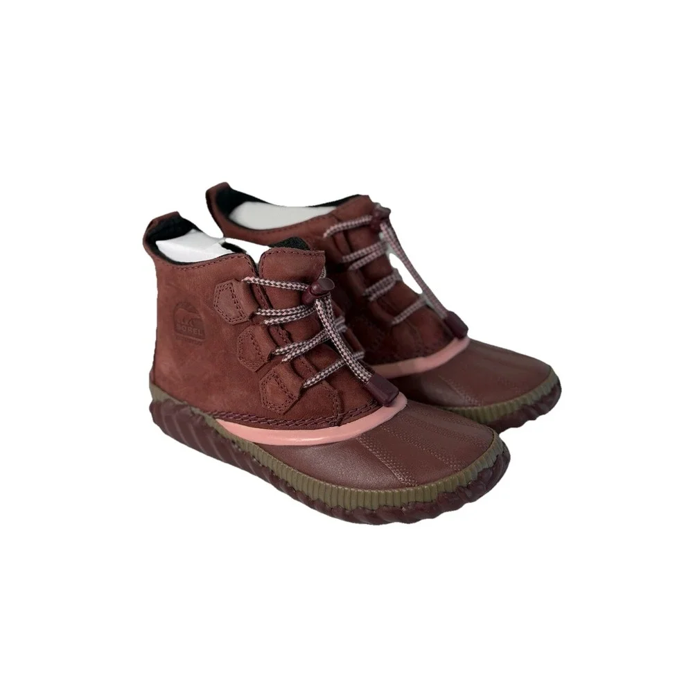 Sorel Youth Out n About Plus Redwood‎ Color Boots Size 1Y No Box